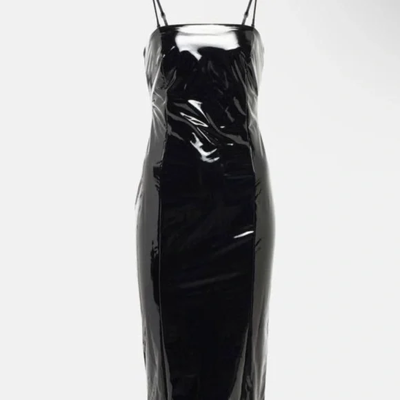 2018 black prom dresses Wolford T Aurora Black Pure Cut Dress With Shoulder Ties 52799 7005  Izzi  of Baslow